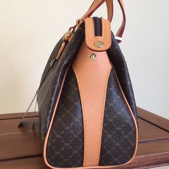 Rioni Bags Rioni Handbag Made In Italyleather And Canvas Poshmark